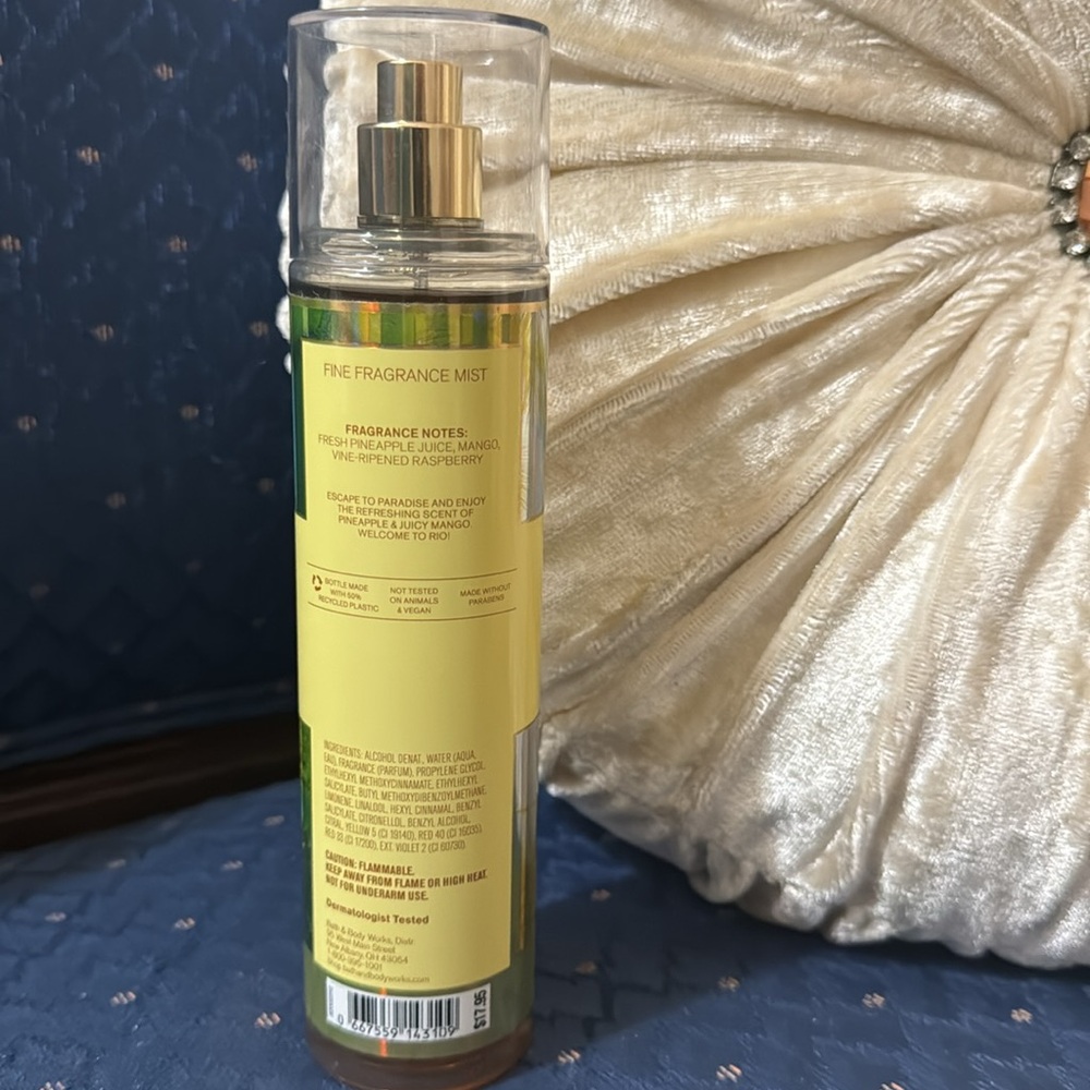 BATH & BODY WORKS SET. . . RIO PINEAPPLE MANGO SCENT - Picture 4 of 6